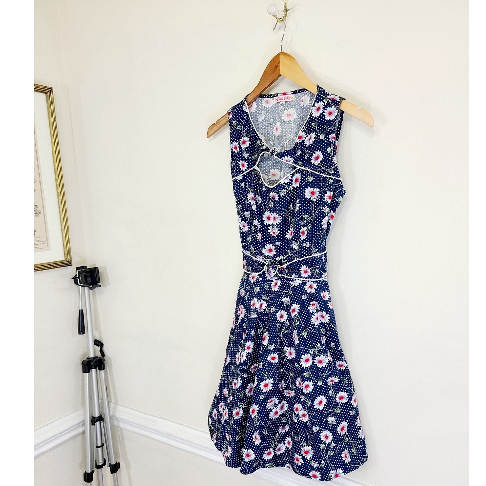 Modcloth Trollied Dolly Floral Dress
